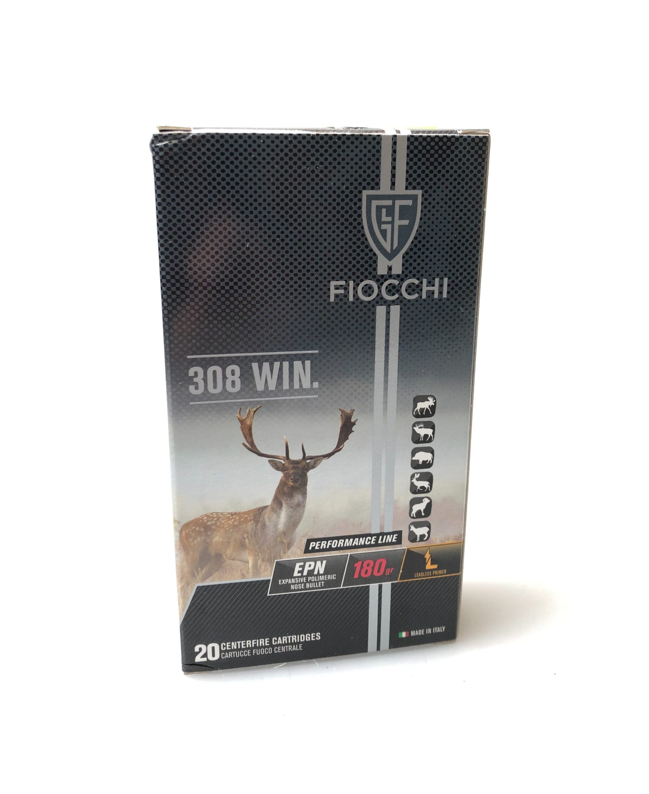 FIOCCHI AMMUNITION 308 WIN 180GR EPN